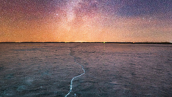 Grand Forks Milky Way Lake, milky-way, nature HD wallpaper