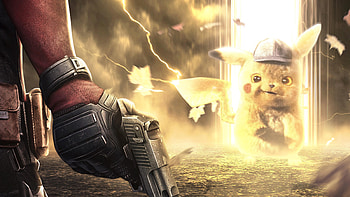Deadpool Vs Pikachu, deadpool, pikachu, reddit, superheroes, artwork, digital-art HD wallpaper