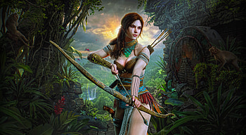Lara Croft Hunter Girl , Games, , , Background, and , Lara Croft HD wallpaper