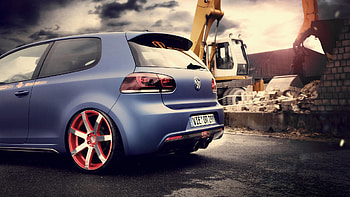 volkswagen golf . Â«Â« HD wallpaper