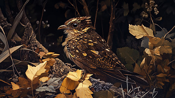 Enchanting Nightjar: A Stunning of Nature's Beauty, Animal, bird, Nightjar HD wallpaper