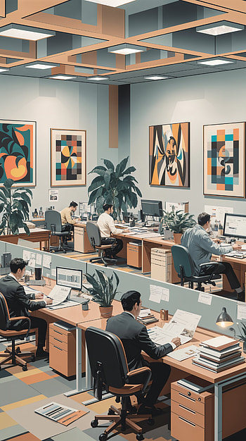 Modern Office Vibes: Inspiring , office, desk HD phone wallpaper