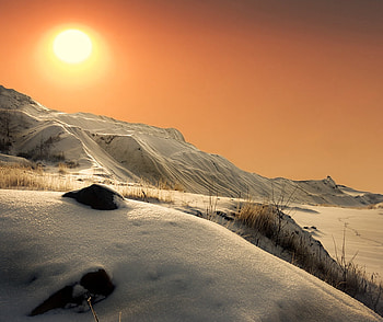 winter day, winter, day, snow, nature, sun HD wallpaper
