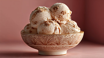 Creamy Comfort: Ice Cream Delight, comfort food, ice cream, dessert, bowl HD wallpaper