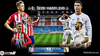 Atletico Madrid - Real Madrid , Real Madrid , cr7, karim benzema, laliga, champions league, Atletico Madrid , Atletico Madrid, madrid, cristiano ronaldo , Real Madrid, el derbi maderileno, ronaldo, torres, cristiano ronaldo HD wallpaper