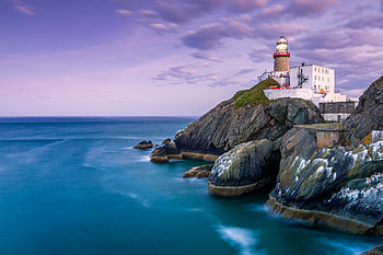 Lighthouse, sea, nature, coast HD wallpaper