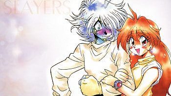 Anime, slayers, Zelgadiss Graywords, Lina Inverse HD wallpaper