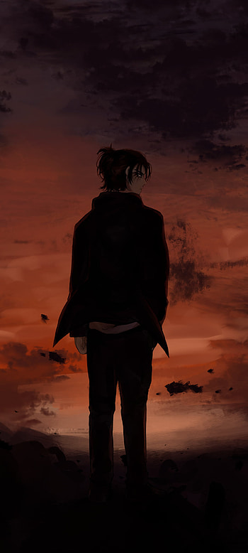 Eren Yeager Sunset - Attack on Titan Anime , Eren Yeager, Anime, Attack on Titan HD phone wallpaper