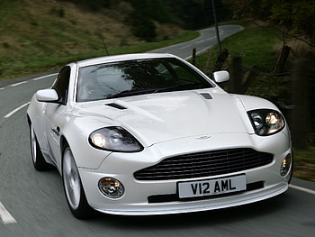 Auto, Nature, Aston Martin, Cars, Front View, 2004, V12, Vanquish HD wallpaper