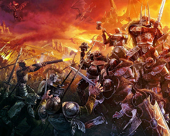 Knights of courage, knight, abstract, fantasy, warrior HD wallpaper