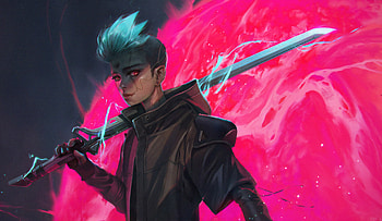 Red Eye Warrior , artist, artwork, digital-art, artstation HD wallpaper