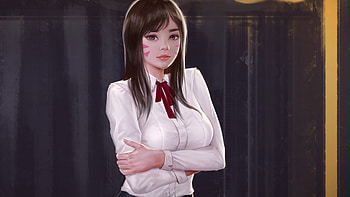 Dva Overwatch Fanart , dva-overwatch, overwatch, games, artwork, artist, digital-art, deviantart HD wallpaper