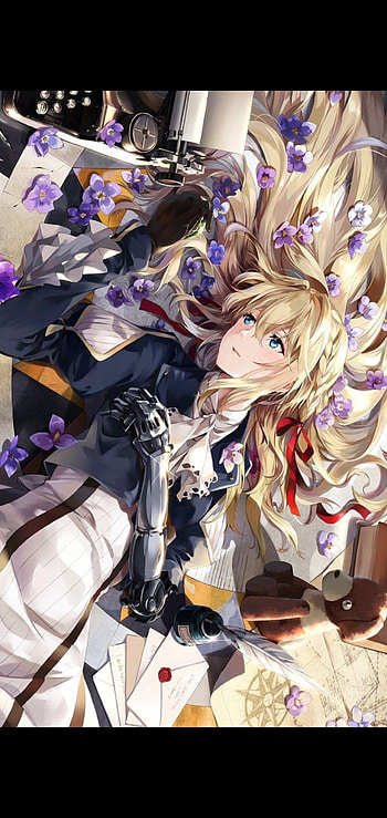 Violet evergarden, art, cartoon, violetevergarden, animegirls, anime HD phone wallpaper