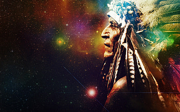 native american art, chief, american, native, art HD wallpaper
