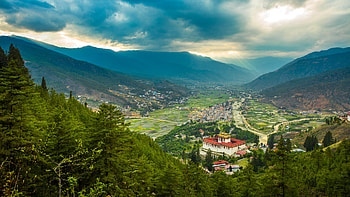 Paro Valley, Bhutan, Como Uma Paro, Natural World Safaris HD wallpaper