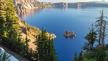 Phantom Ship Island, Oregon HD wallpaper
