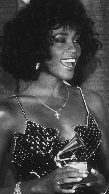 1988 Grammy Awards, Whitney Houston HD phone wallpaper
