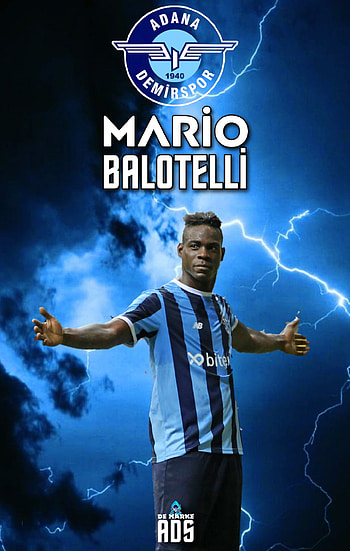 Mario Balotelli, ads, adana, adana demirspor, süper lig, football HD phone wallpaper