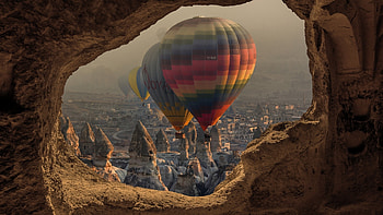 Cappadocia, Natural beauty, Turkey, Unique rock formations HD wallpaper