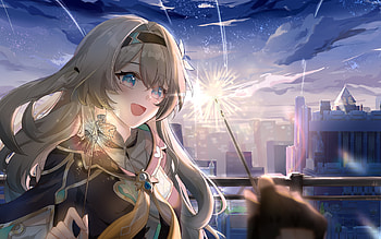 Firefly's Radiant Sunset — Honkai: Star Rail, Honkai: Star Rail, Firefly (Honkai: Star Rail), video game HD wallpaper