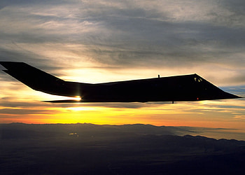 F-117 , military, force, bomber, firepower, jet, aircraft, wing, air, plane, fighter HD wallpaper