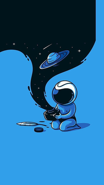 Pin de jimo em G R A P H I C S. Papel de parede celular, Planos de fundo, Papeis de parede para , Blue Cartoon HD phone wallpaper