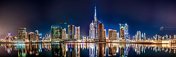 Dubai, Night, , Top HD wallpaper