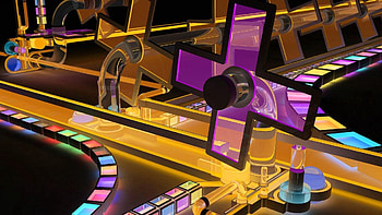 Multicolored, Motley, 3D, Shadow, Shapes, Shape, Mechanism, Device HD wallpaper