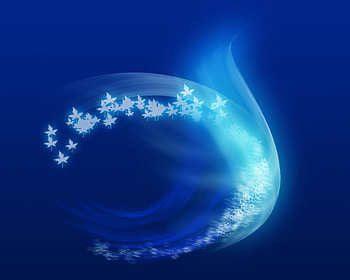 Breath, blue, abstract, 3d HD wallpaper
