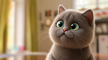 Adorable British Shorthair in Stunning Ultra, British Shorthair, cat, cute, grey, furry (anthropomorphic), cute cat HD wallpaper