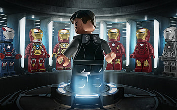 Iron Man, Lego HD wallpaper