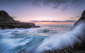 Nature, Sky, Sea, Foam HD wallpaper