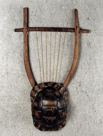 Lyre music, Tortoiseshell lyre illustration, World history HD phone wallpaper