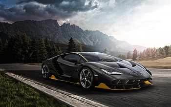 Black Lamborghini Aventador 2018, lamborghini-aventador, lamborghini, cars, behance HD wallpaper