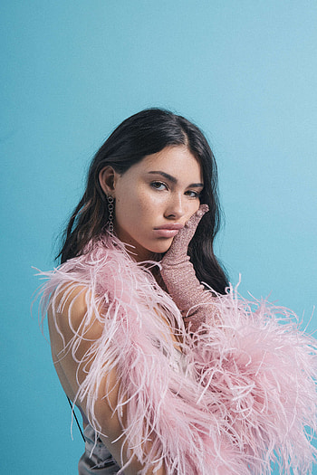Madison beer, hair, lip, Hollywood actress HD phone wallpaper