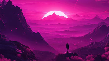 Dream Up, artist, artwork, digital-art, synthwave, deviantart HD wallpaper