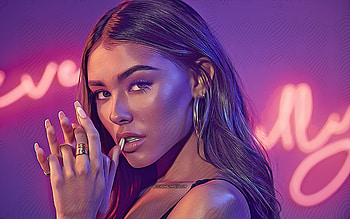 Madison Beer, , vector art, american singer, celebrity drawings, Madison Beer drawing, Madison Elle Beer, american celebrity, creative, Madison Beer HD wallpaper