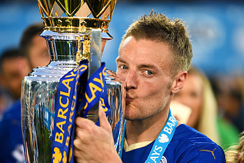 EPL trophy, Jamie Vardy HD wallpaper
