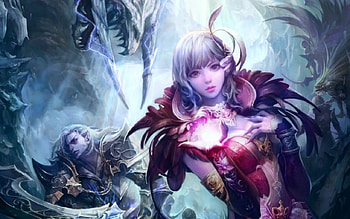 Fantasy girl, knight, fantasy, art, woman HD wallpaper