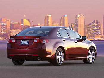 Auto, Houses, Acura, Cars, City, Lights, Asphalt, Back View, Rear View, Style, Akura, 2008, Tsx HD wallpaper