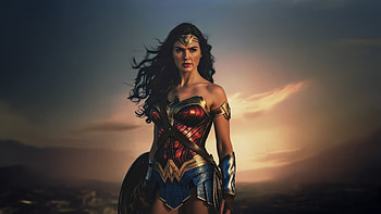 Wonder Woman Diana Of Themyscira Strikes, wonder-woman, superheroes, artwork, art, digital-art, ai HD wallpaper