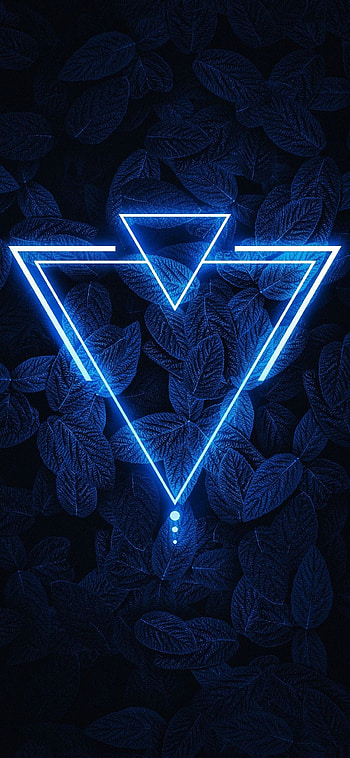 Neon Triangle AMOLED 10802340. Neon , Abstract , design, Abstract Triangle Galaxy HD phone wallpaper