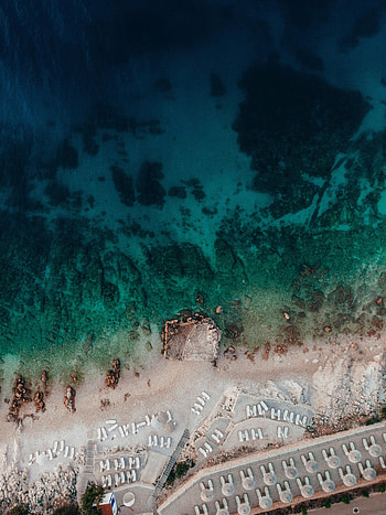 Nature, Beach, View From Above, Coast HD phone wallpaper