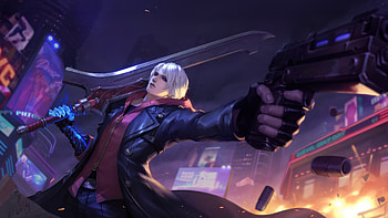 Dante Journey Through The Abyss, devil-may-cry-5, games, 2025-games, artwork, ai, digital-art, video-games, tony-redgrave, dante, artstation HD wallpaper