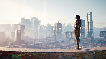 Night City Cyberpunk 2077 HD wallpaper