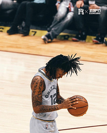 Ja Morant, ball, basketball HD phone wallpaper