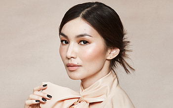 Gemma Chan, hoot, Beige Dress HD wallpaper