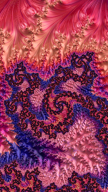 Fractal Art for your Smart or Tablet, purple, pink, CGI, psychedelic, trippy, Abstract, fractal, abstract purple HD phone wallpaper