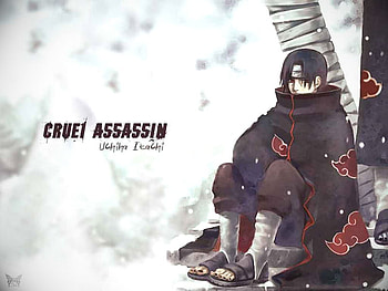 Itachi, white, bad, anime, boy HD wallpaper