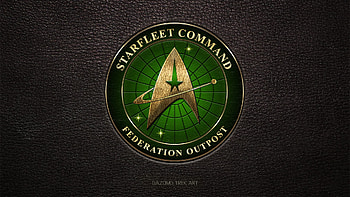 ... Starfleet Federation Outpost Logo 2370s (updated) by gazomg HD wallpaper